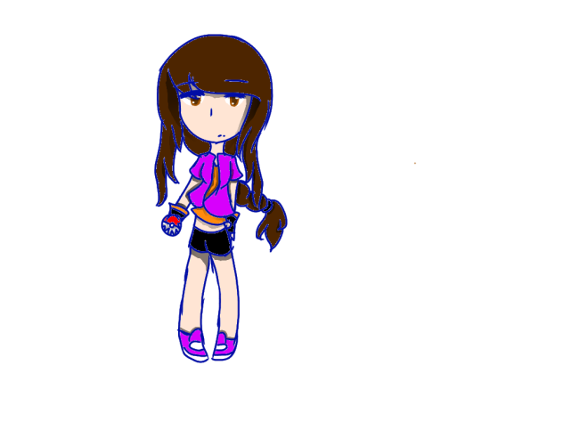 my main OC as a Pokemon trainer - ibisPaint