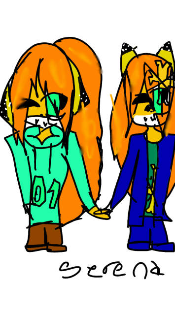 SPEED PAINT LISA AND SERENA CLOVERFEATH