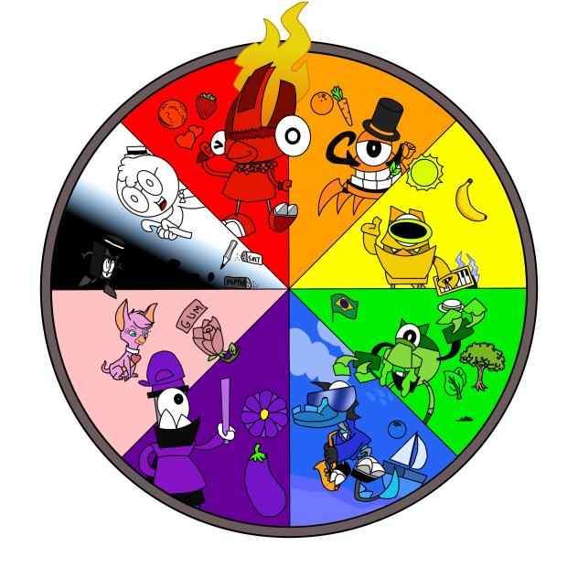 mixels color wheel of dances