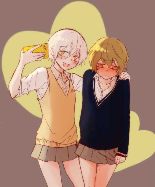 女装注意⚠(こんヒロ シロイスナ＆デュン)