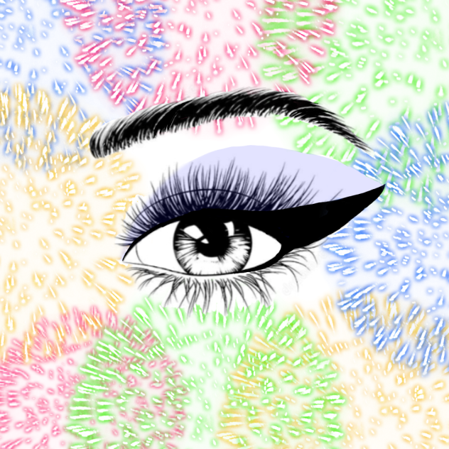 An eye in the sky(fireworks)