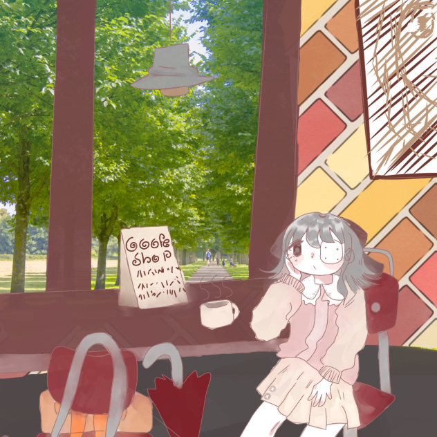coffe shop - ibisPaint