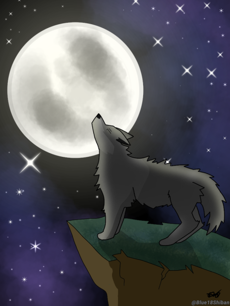 A Wolf - ibisPaint