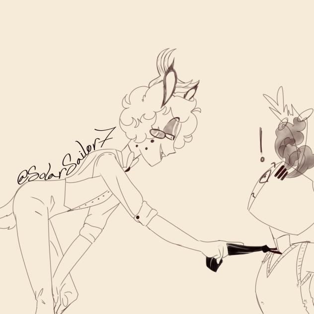 THE TIE TREND (lineart)