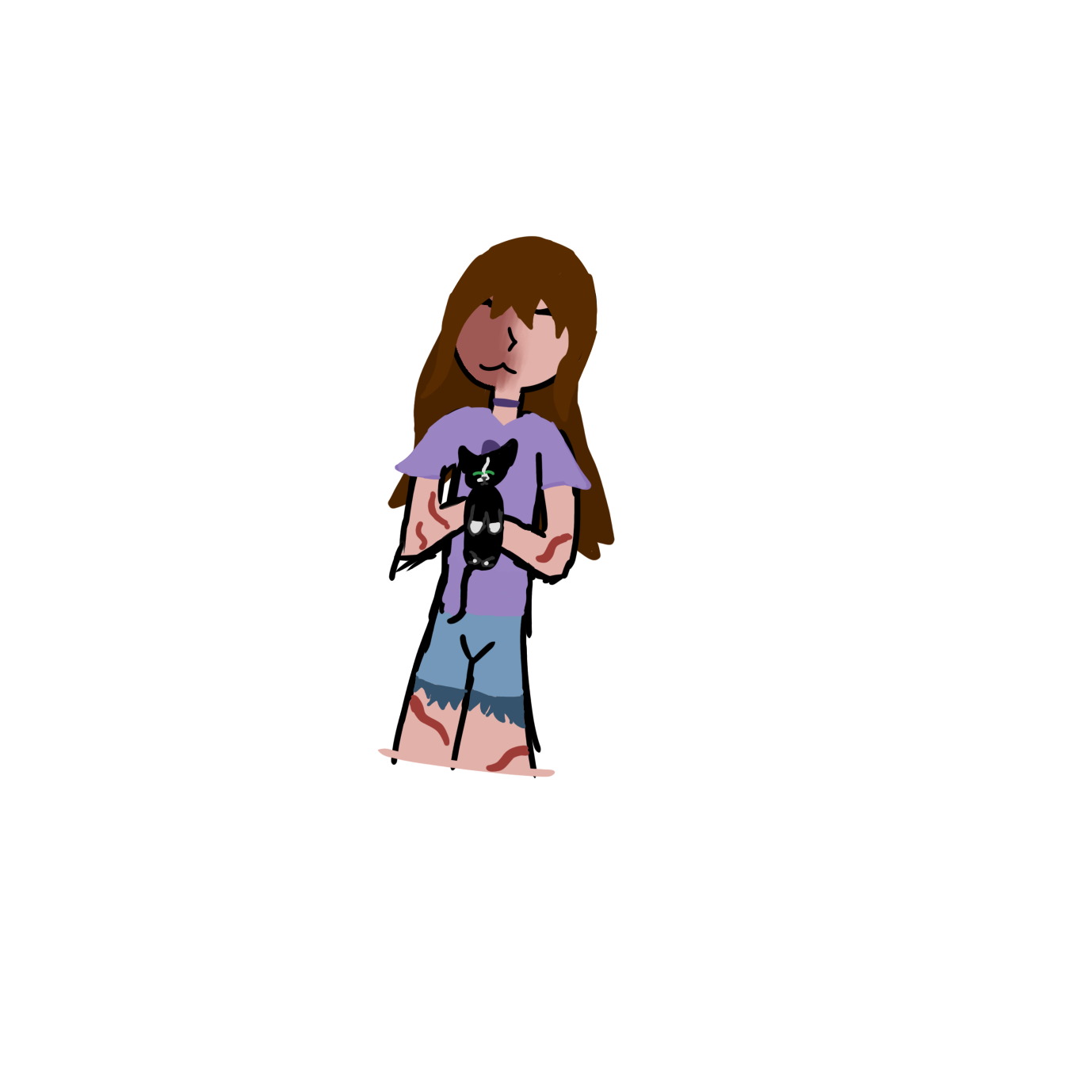 I tried to draw in my art style - ibisPaint