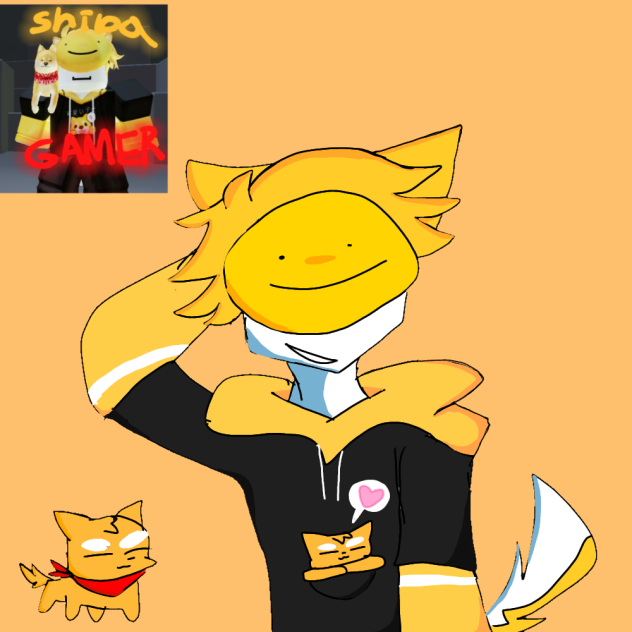My Roblox avatar(my best drawing so far)