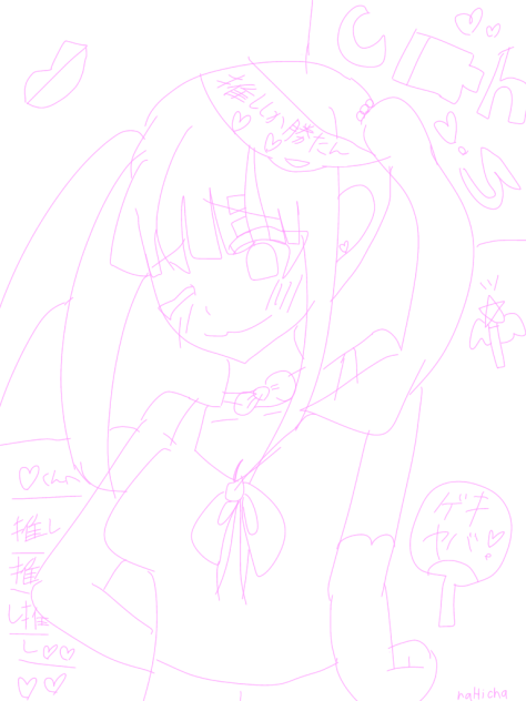 推し♡塗り絵！