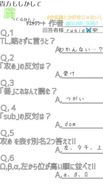 腐ってる？