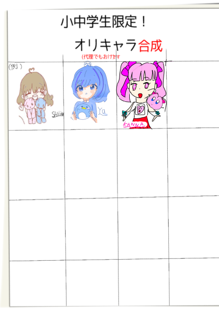 オリキャラ合成