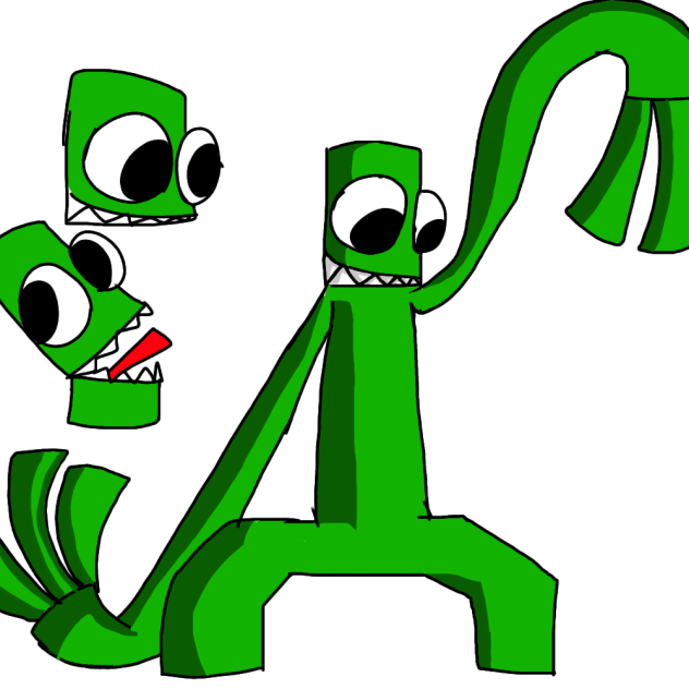 vs rainbow friends green