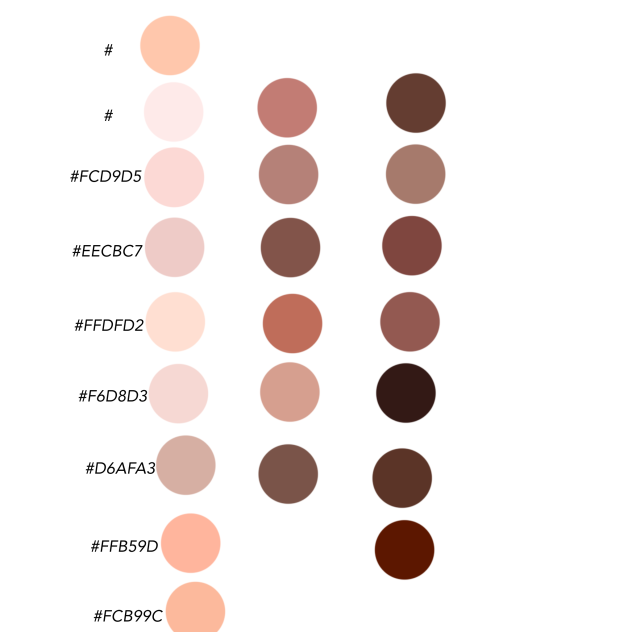 SKIN COLOURS ibisPaint