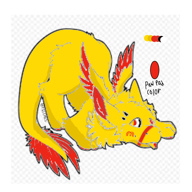 if mcdonalds was a dunch angel dragon