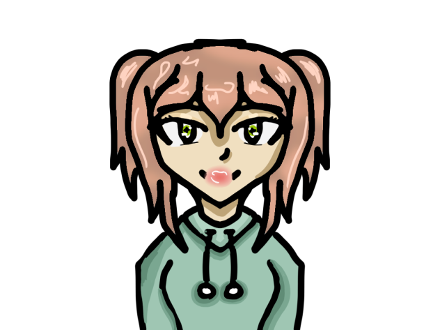 Girl With Pink Hair