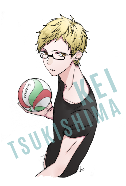 ツッキー落描き