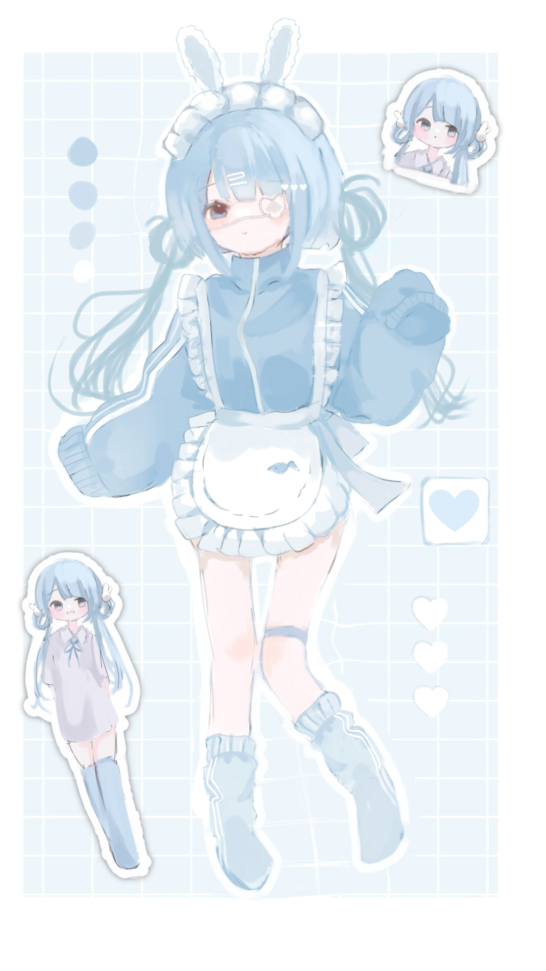 ままりんページ♡⃜ 🩵メイド - ibisPaint