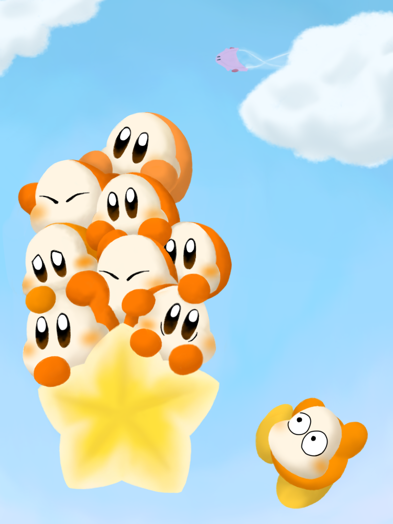 【ディマジオ・オドール】人気者顔合わせゲーム①～④コンプリート ワドルディコンプリート！ - ibisPaint