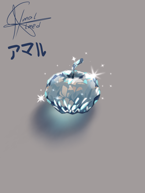 Glass Apple - ibisPaint