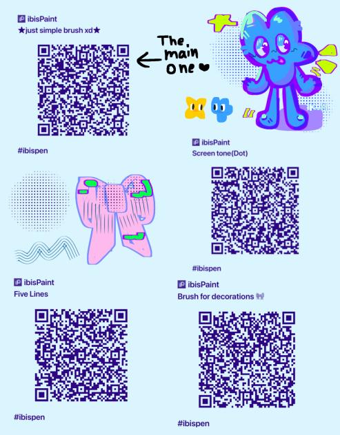 The new brushes I use for my draws 🎀 - ibisPaint