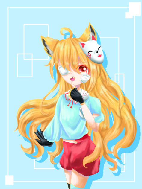 廼夢夢ちゃん描きました！