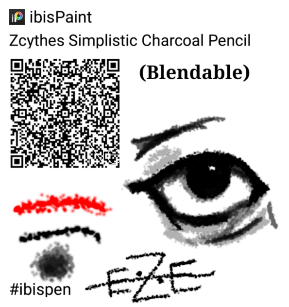 Simple Charcoal Pen Brush