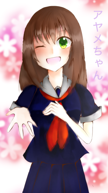 きつね様のアヤメちゃんを描かせていただきました！