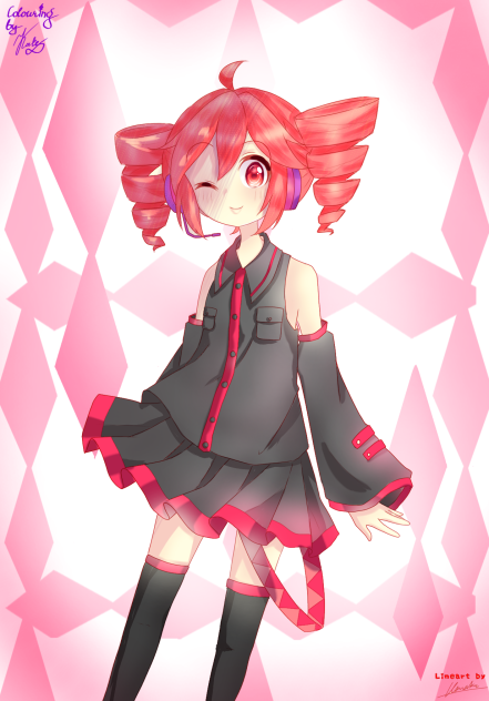 Kasane Teto - collabaration with Hanako - ibisPaint