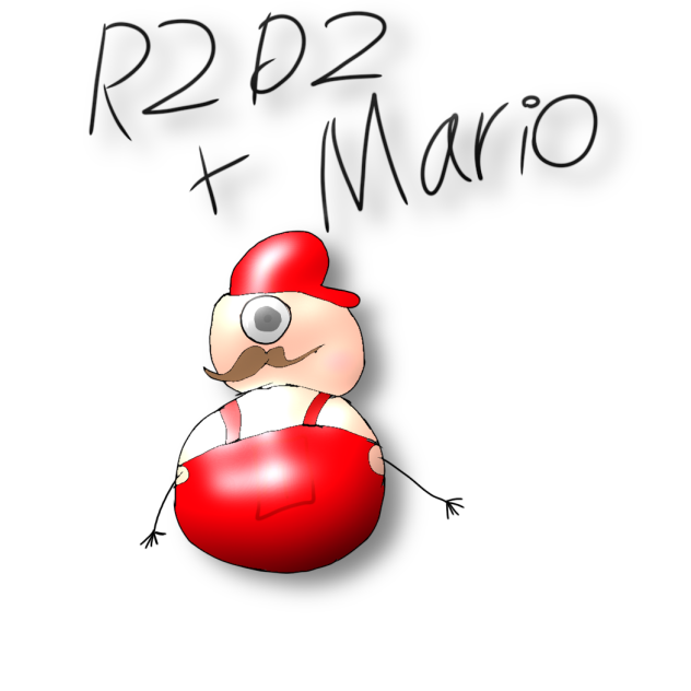 R2D2 plus Mario