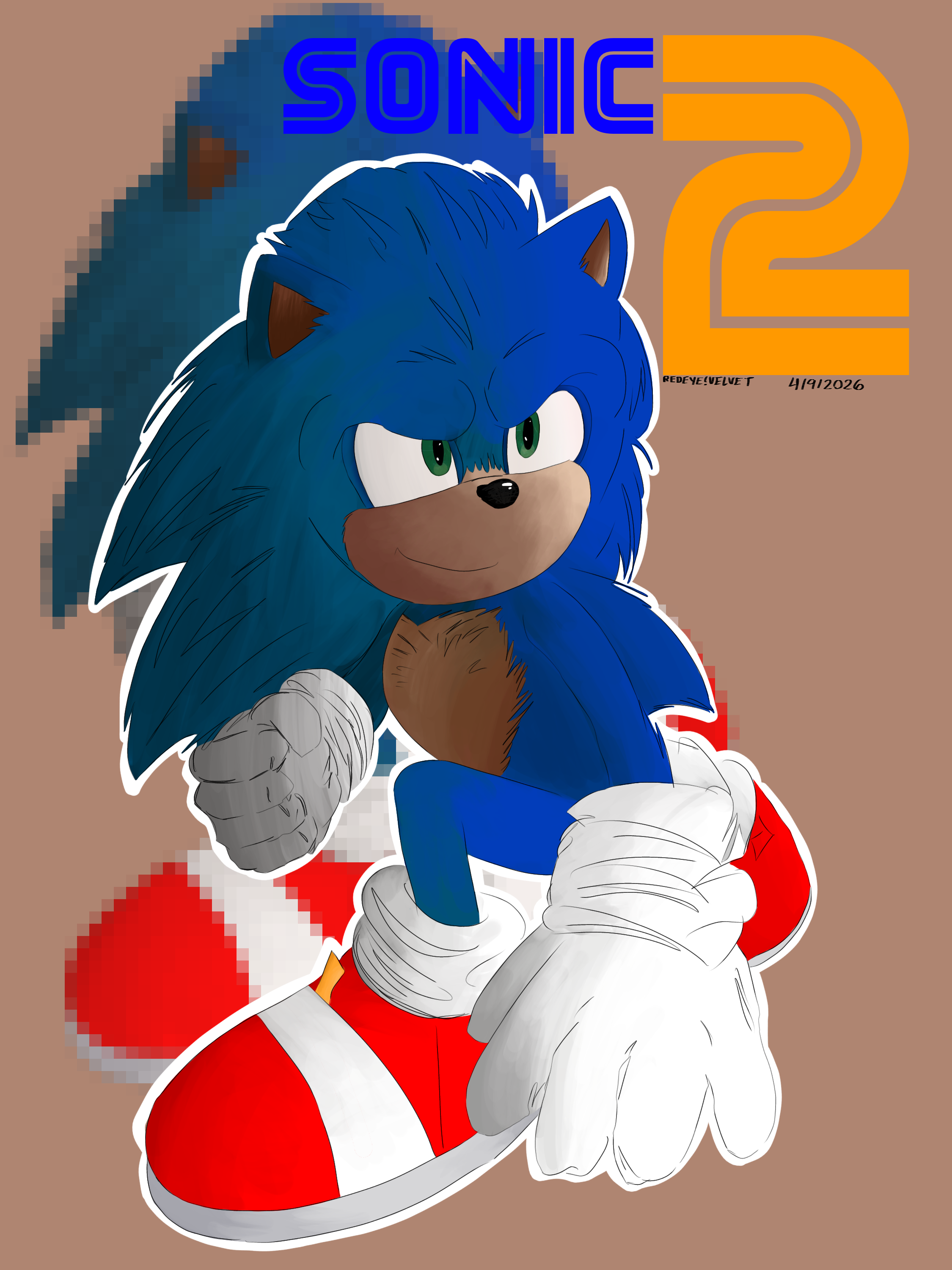 SONIC 2 😍 - ibisPaint