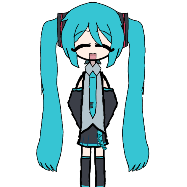 Miku hugs