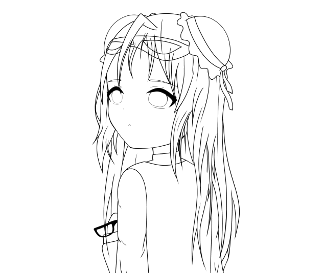 Request. Leona Gacha - lineart
