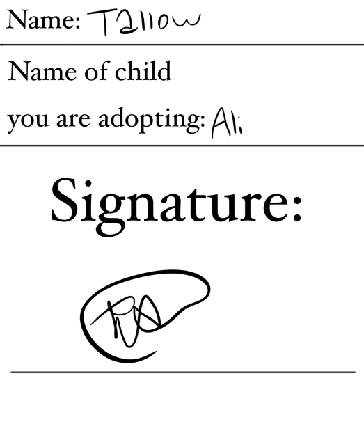 Adoption sheet for Nova Wolf