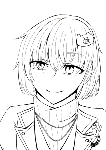 ミナト線画
