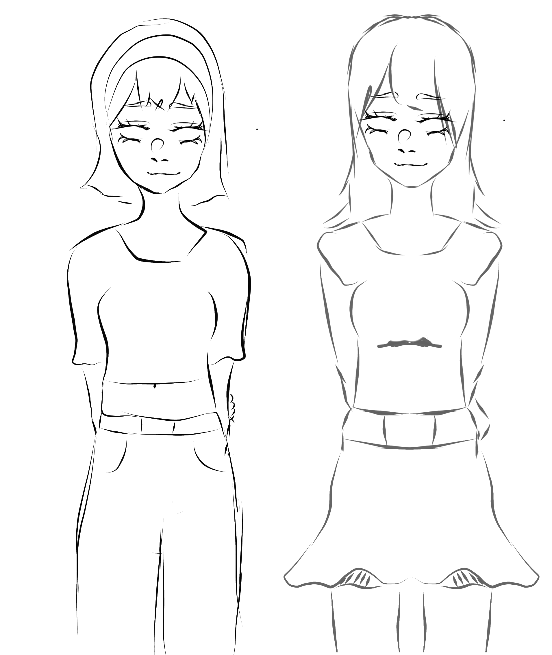 two girls - ibisPaint