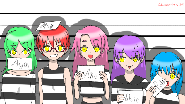 マグショット（風）