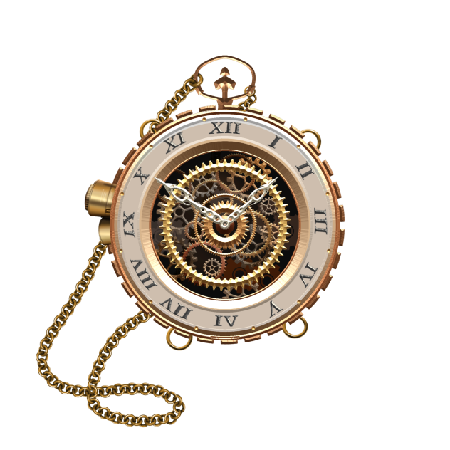 steampunk pocket watch