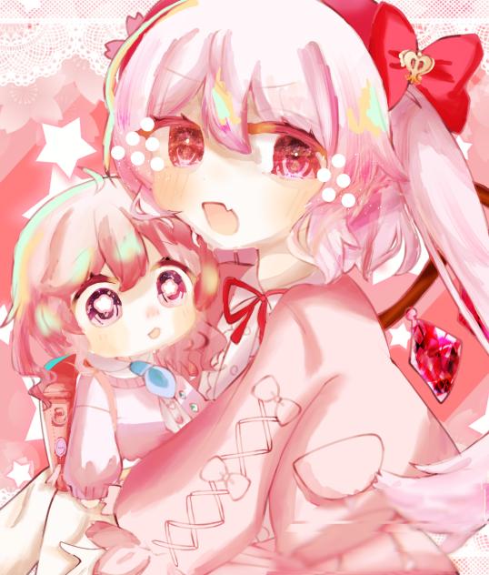 可愛い桜こいフラの塗り絵〜！