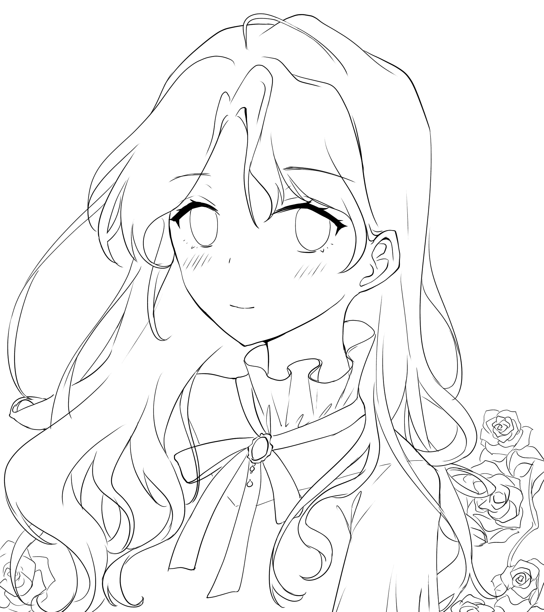 🌹2(line art) ibisPaint