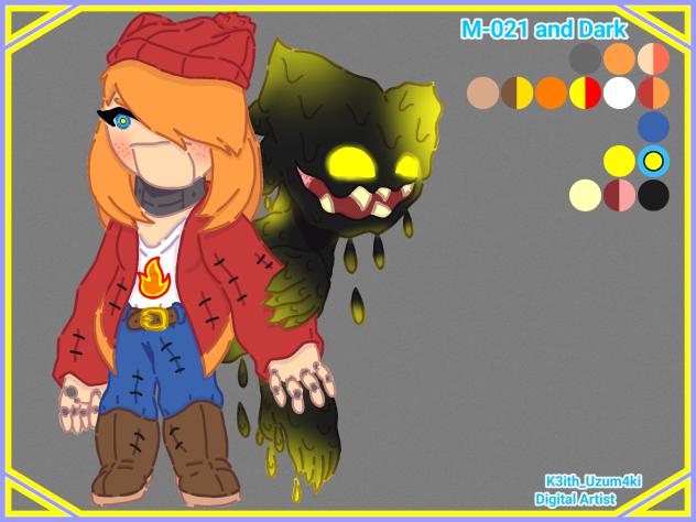M-021 and Dark - Reference Sheet;