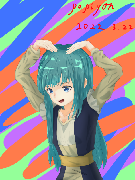 オリキャラ3 ポーズ1 Ibispaint
