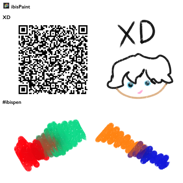 ibisPaint pen “XD” ibisPaint