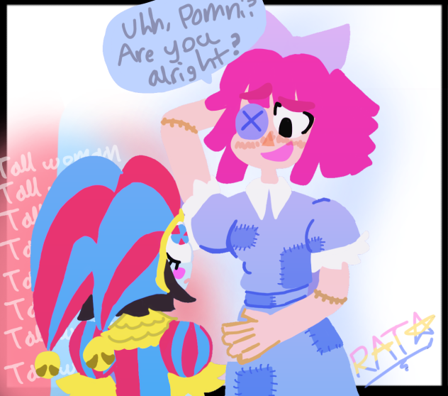 TALL WOMAN 🎀🃏 - ibisPaint