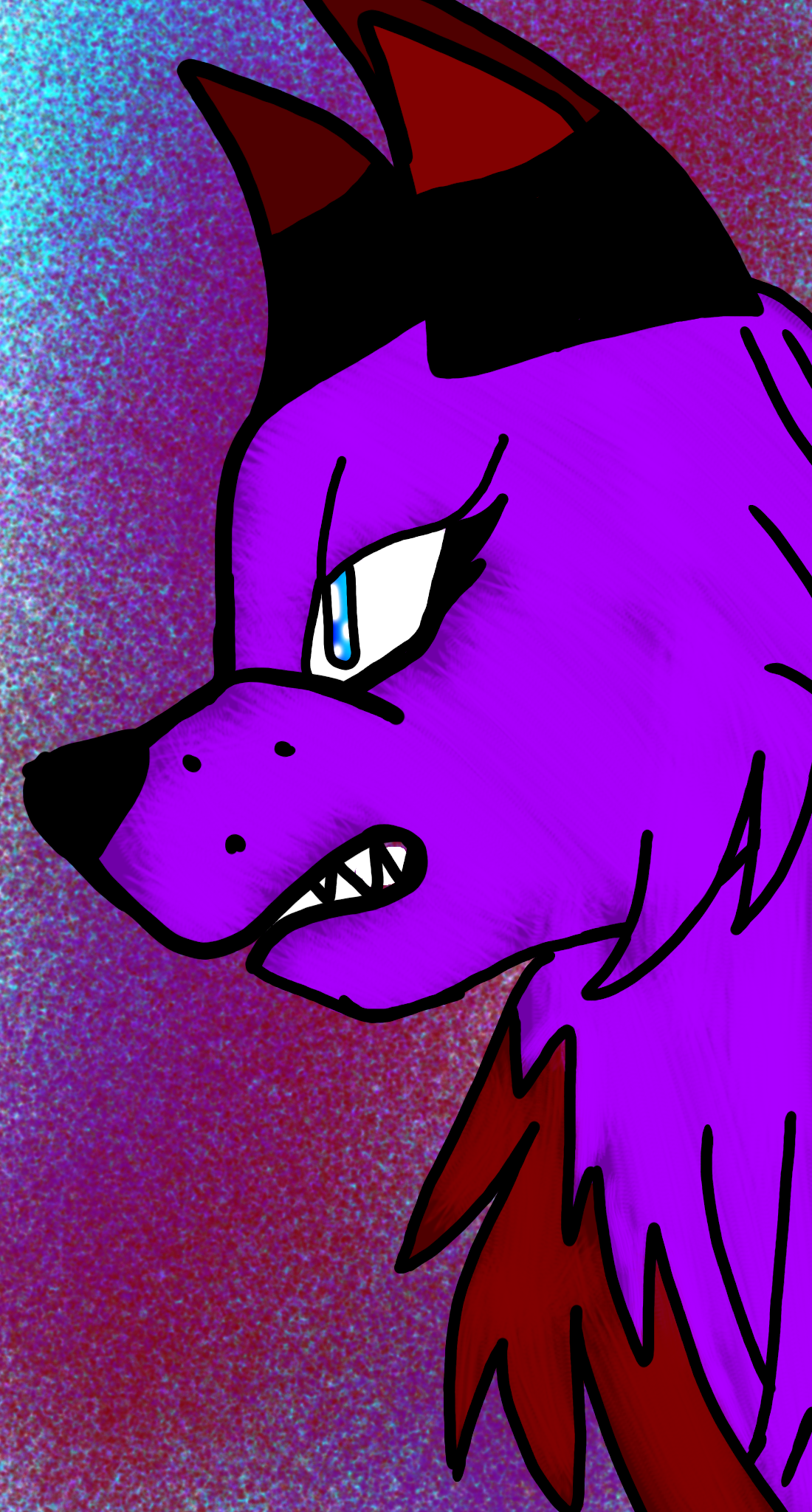 my oc as a dog ibispaint