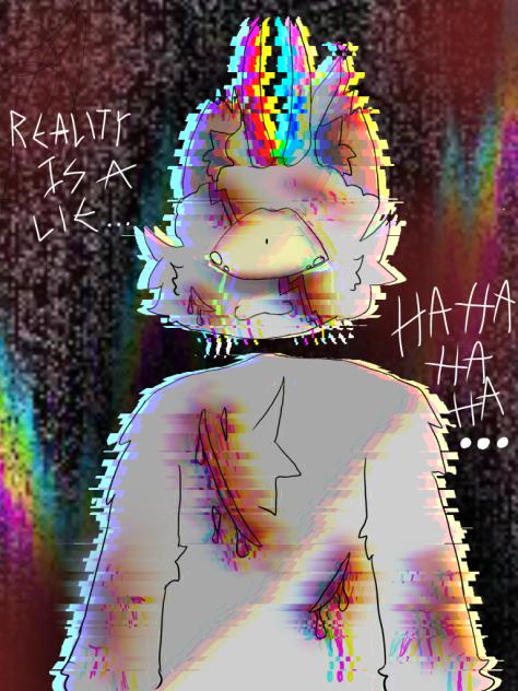 …silly guy.… !TW! Cuts, blood