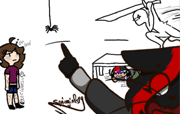 I'm am so scared of spiders frfr