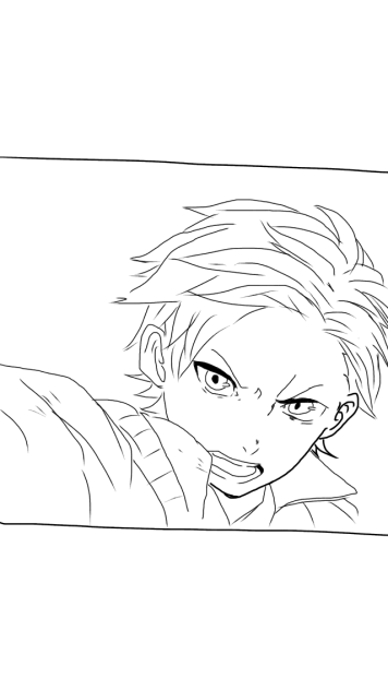 トレス？【線画】春輝