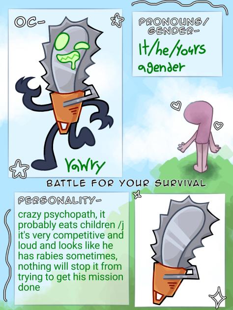 entry for battle for your survival