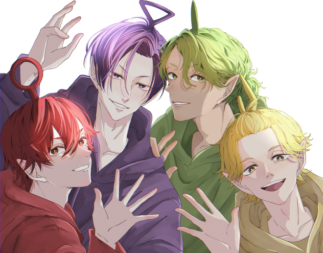 テレタビーズの擬人化