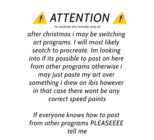 ATTENTION POST