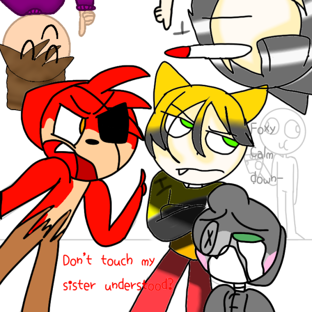 Random collab made by chicken egg - ibisPaint