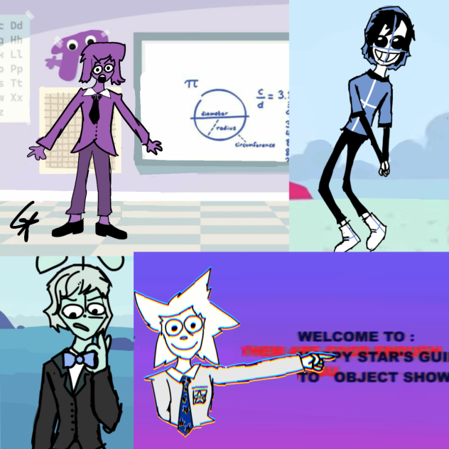 Clock, Pi, Animatic and Happy Star